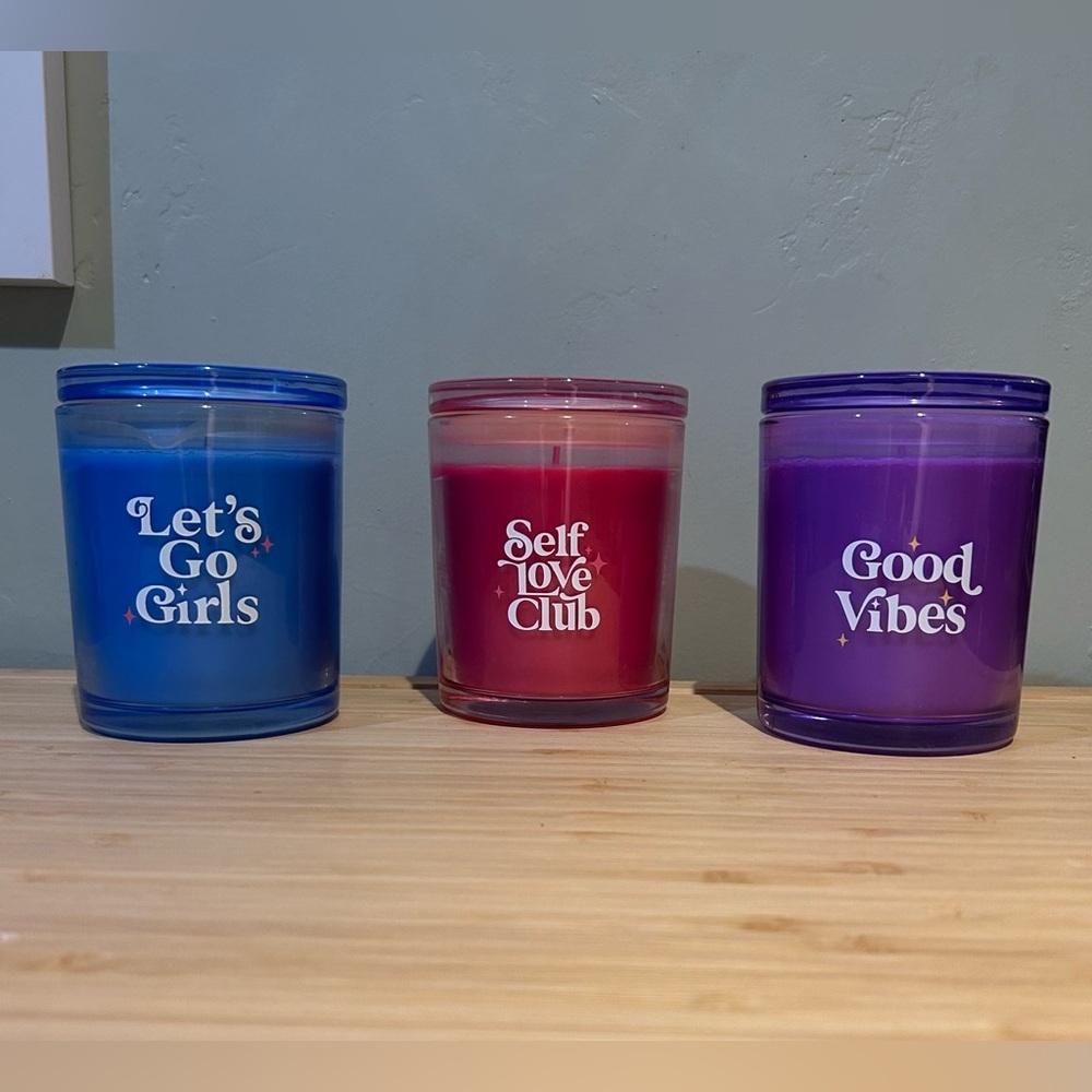 Jill & Ally Luxury Scented Candle Trio Made With Natural Soy Wax Blend NWTS - Picture 2 of 10